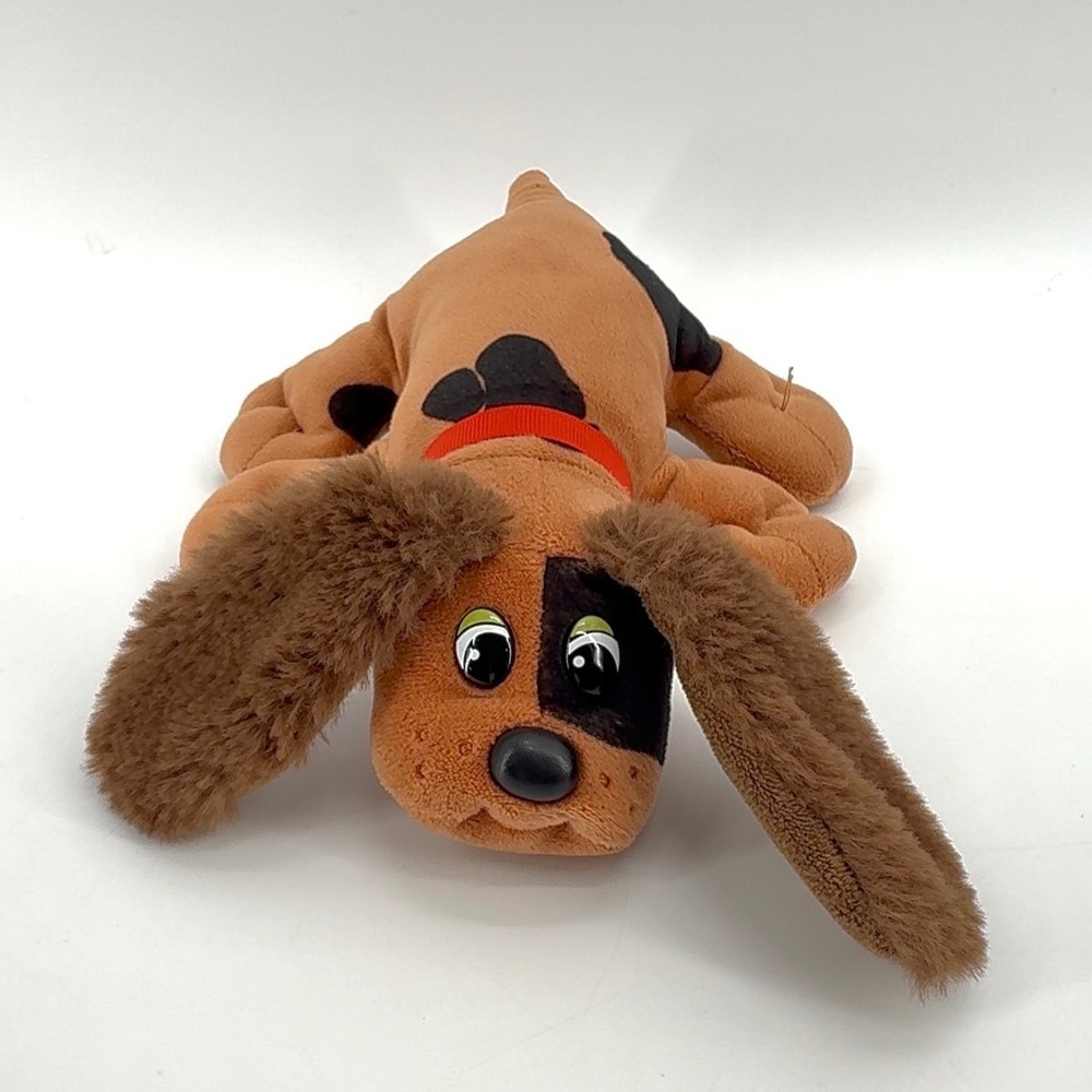 Pound Puppies Newborn Brown Black Spotted Dog Plush Toy 2022 38055 Flaw